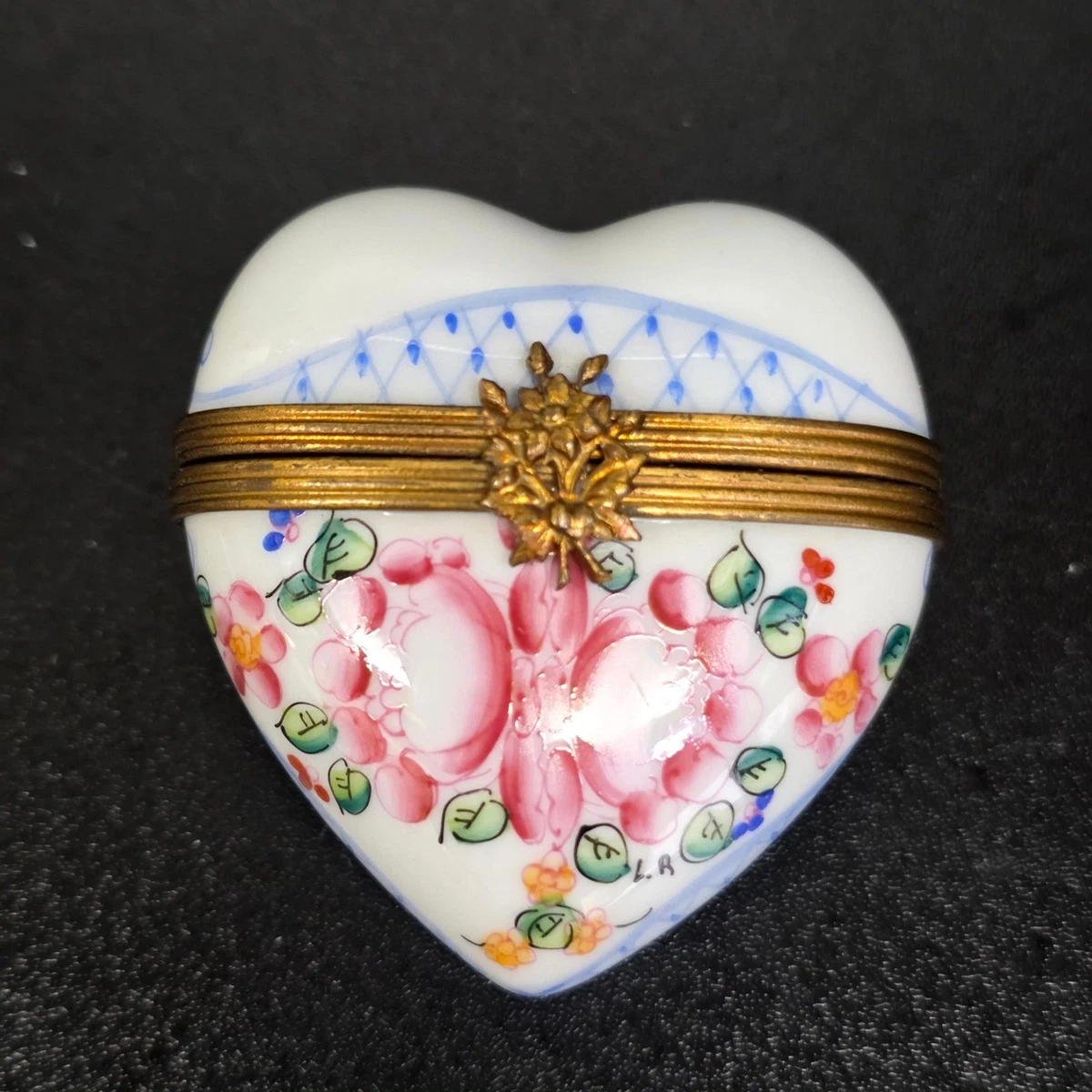 Limoges Heart Box for sale | eBay