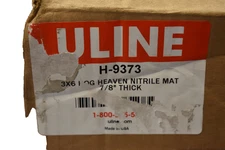 Uline H-9373 3x6 Hog Heaven Nitrile Mat 7/8" Thick Anti-Fatigue Made in USA