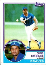 1983 Topps #792 Chris Chambliss