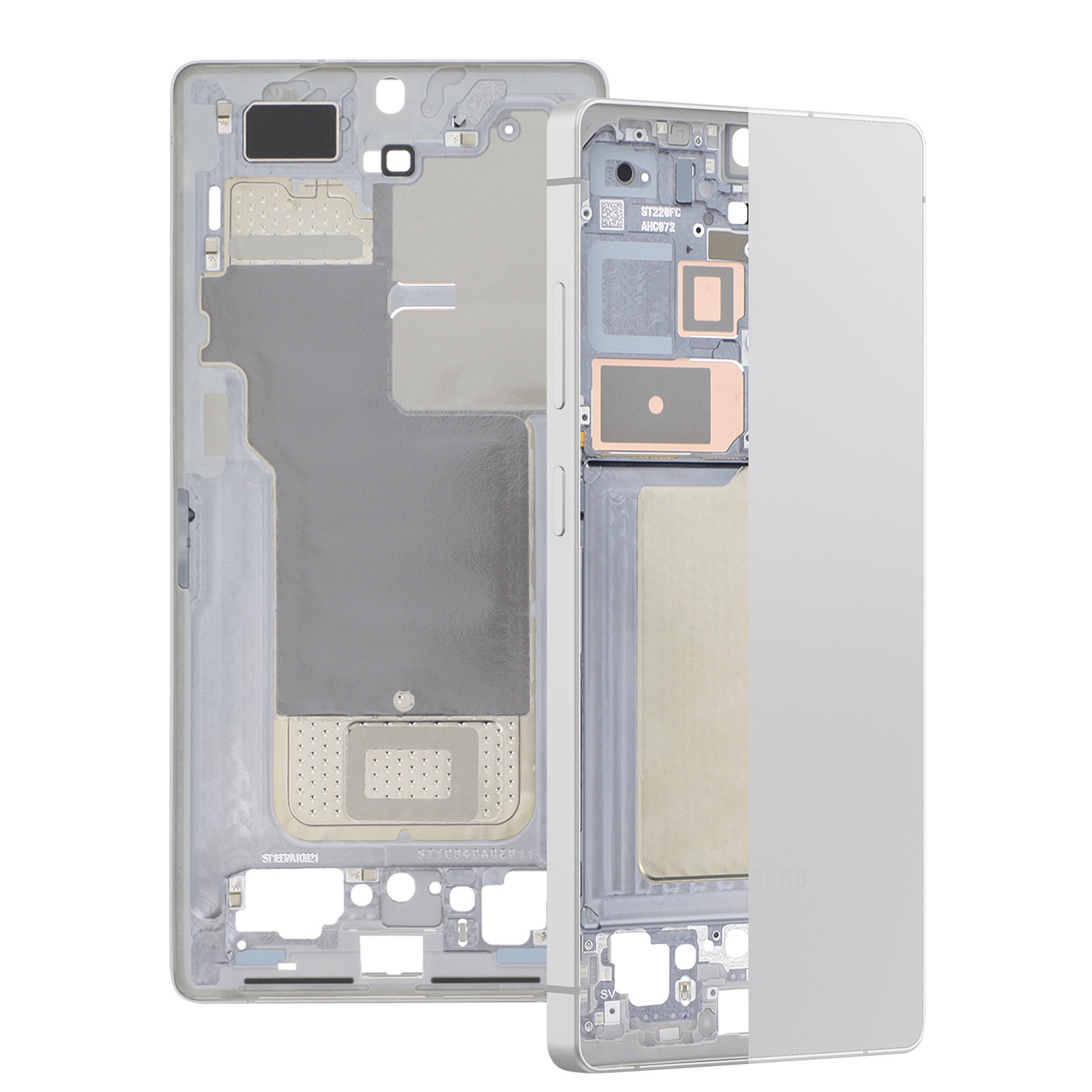 Châssis central Galaxy S25 Ultra Samsung en titane argenté haute précision