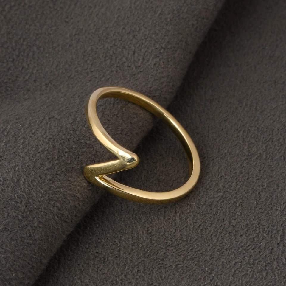 925 Sterling Silver Ring - Wave Ring - Surf Ring - Sea Wave Band For Women Gift - Image 4 of 4