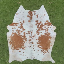100 Real Natural Area Cow Hair On Cowhide Skin Floor Rug Carpet 67"x62" CC1466