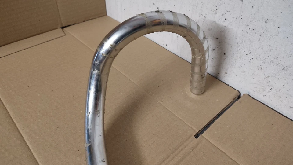 AMBROSIO Campione del Mondo - Aluminum Road Handlebar 70s-80s - Manubrio (42cm) - Immagine 3 di 4