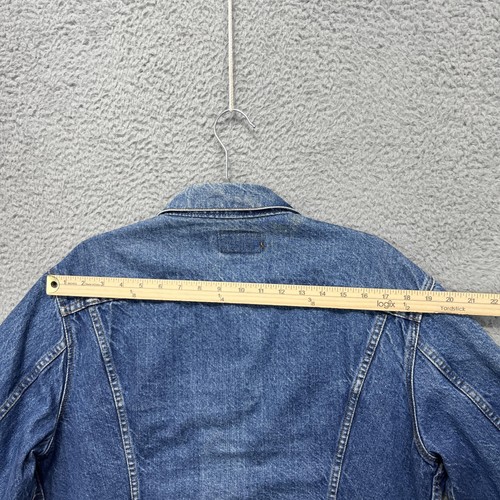 Vintage Levi's Type 3 Trucker Jacket Mens 46 Blue Faded Denim USA 80s 70506 by Levi's, $199.99 - Photo 12