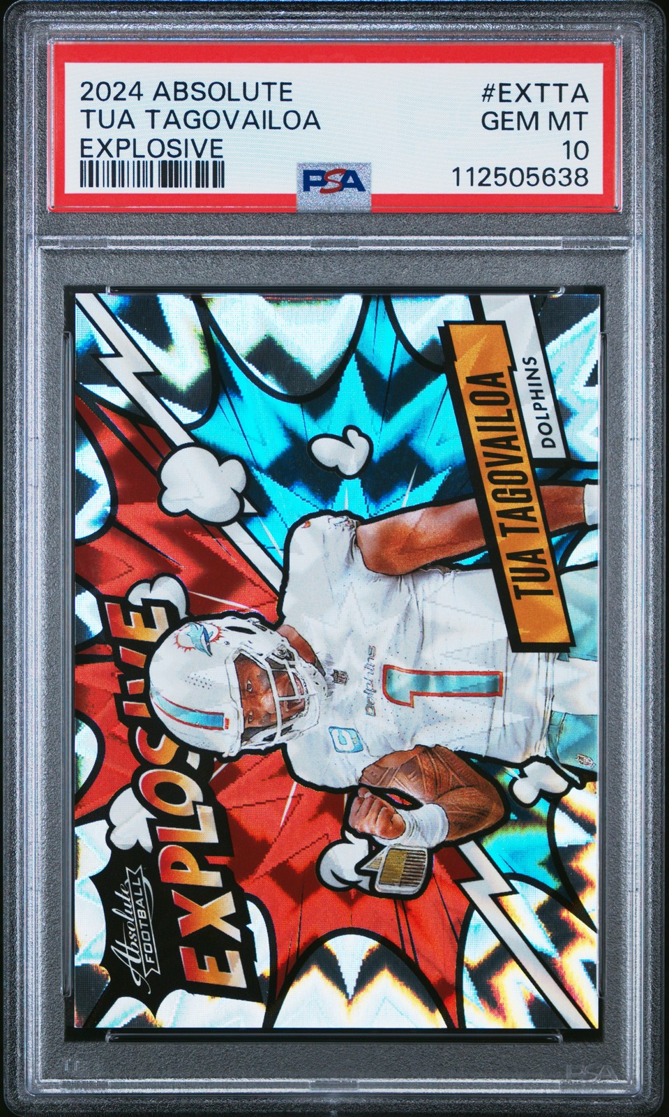 2024 Absolute Tua Tagovailoa Explosive PSA 10