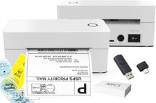 4x6 Thermal Label Printer All-in-One Portable Bluetooth Shipping Label Printer