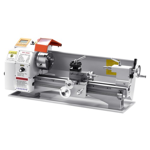 VEVOR 1250 W 2500 RPM Torno de Metal de 220 x 450 mm con Alimentación Automática - Imagen 12 de 12
