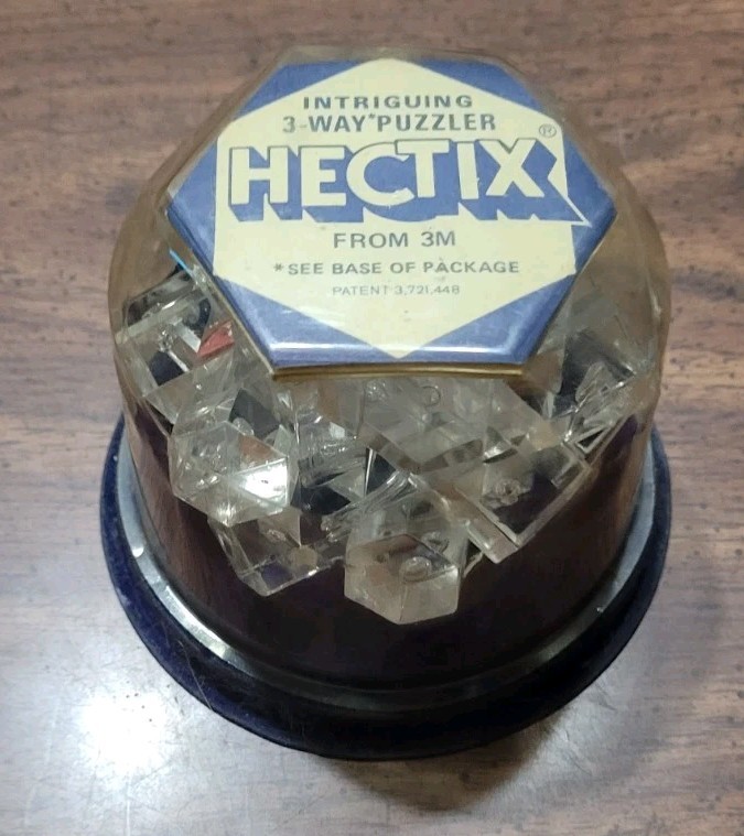 Vintage MIP Hectix Intriguing 3 Way Puzzle From 3M