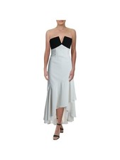 JILL STUART Womens Ivory Sleeveless Maxi Formal Sheath Dress 0