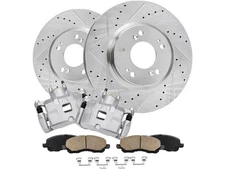 For Jeep Compass Brake Pad Rotor and Caliper Set Detroit Axle 55842TPPX