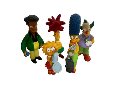 Die Simpsons - 5 Sammelfiguren von Burger King 2000/2001/2002