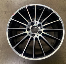 GENUINE MERCEDES-BENZ VITO 19 INCH ALLOY WHEEL, A4474012700, GLOSS BLACK/SILVER