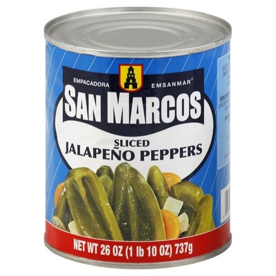 3x San Marcos Sliced Jalapeno Peppers Spice Seasoning Cooking Flavor 26oz