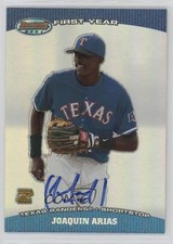 2004 Bowman's Best First Year Auto Joaquin Arias #BB-JA Auto yf0