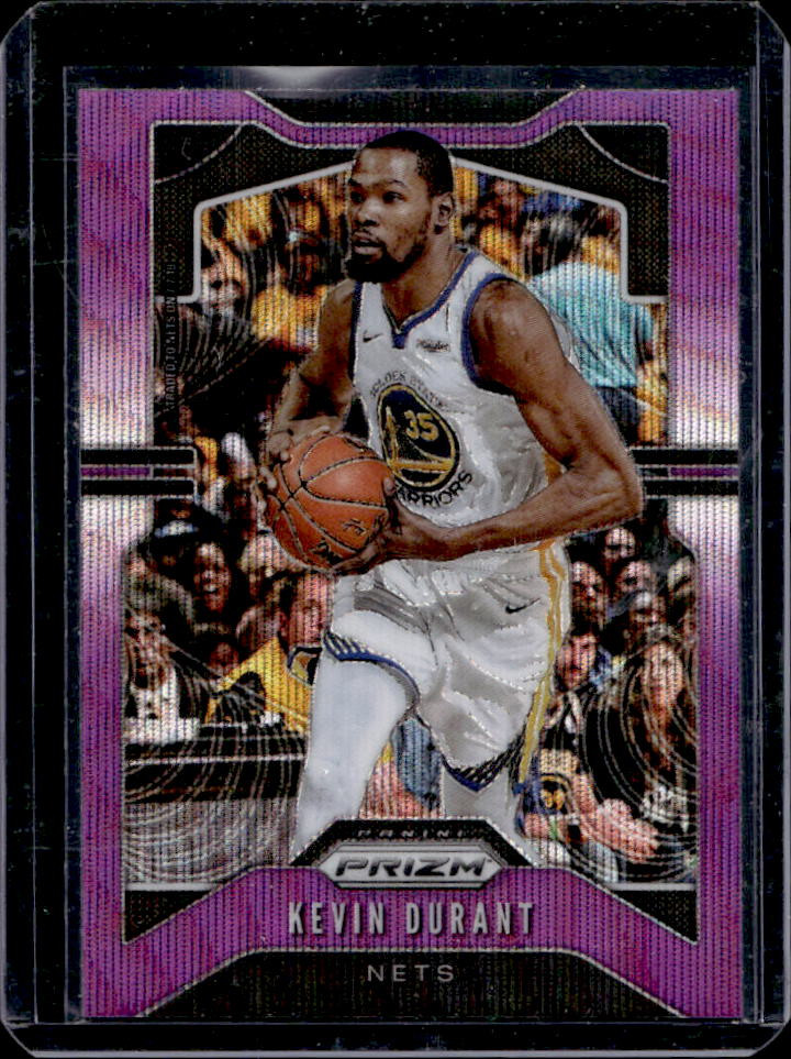 2019-20 Panini Prizm Kevin Durant Prizms Purple Wave #210
