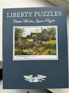 LIBERTY PUZZLES Wooden Puzzles “NEAR KENNEBUNKPORT 491 Pieces 11.75”X 17.75” EUC