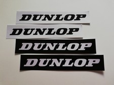 DUNLOP große Aufkleber Sticker Decal Reifen Autotuning Racing schwarz/weiß