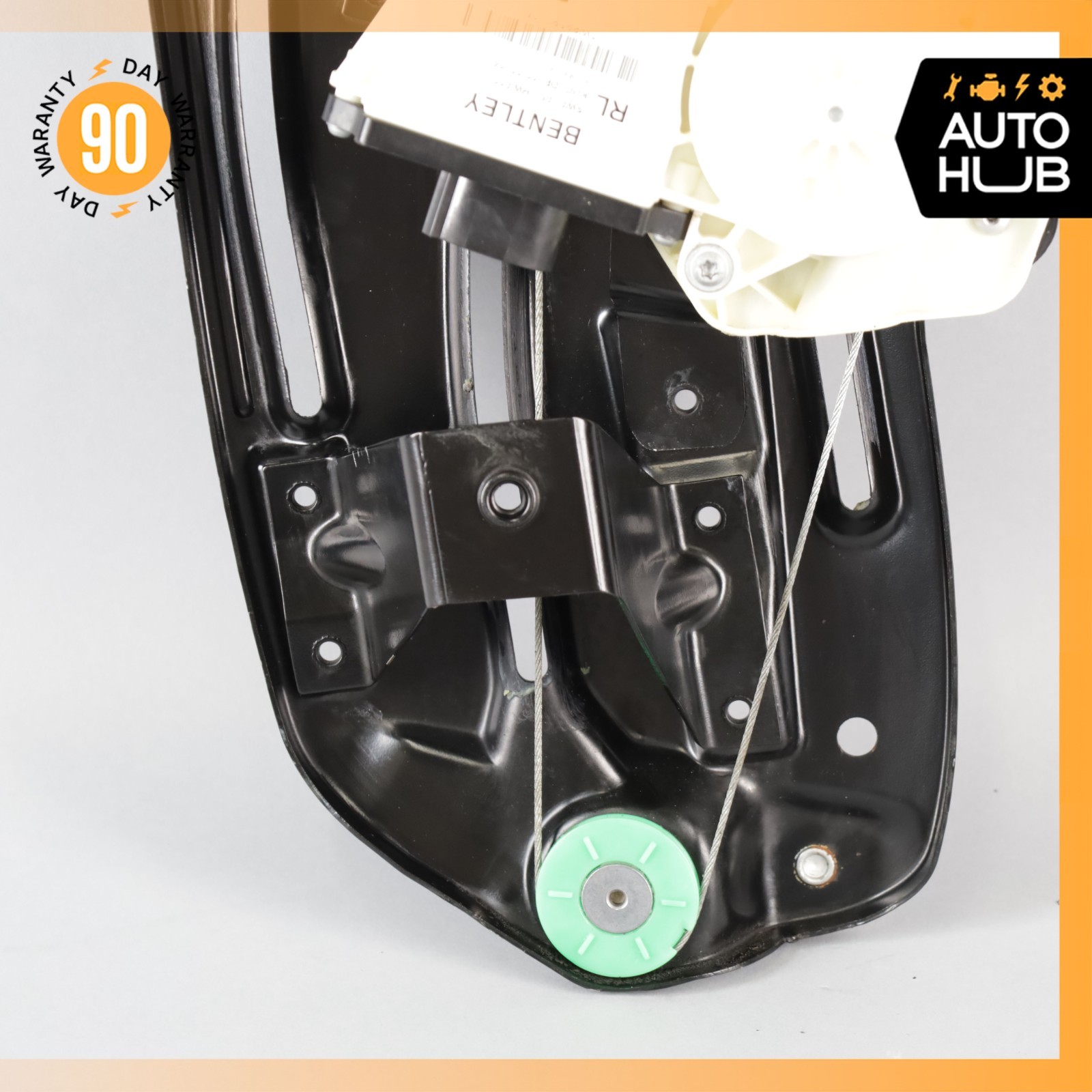12-17 Bentley Continental GT Rear Left Side Quarter Window Regulator Motor OEM