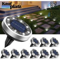 Solarlampen 10 StüCk LED Bodenleuchten FüR AußEn Garten Terrasse Beleuchtung