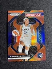 NAPHEESA COLLIER 2024 MONOPOLY PRIZM WNBA ORANGE RAINBOW /124 #WNBA9 LYNX