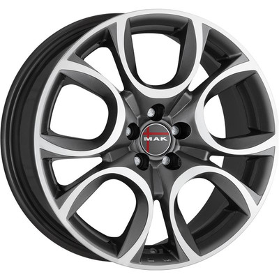 Alufelgen FIAT 500 14'' - MAK TORINO GUN METALLIC MIRROR