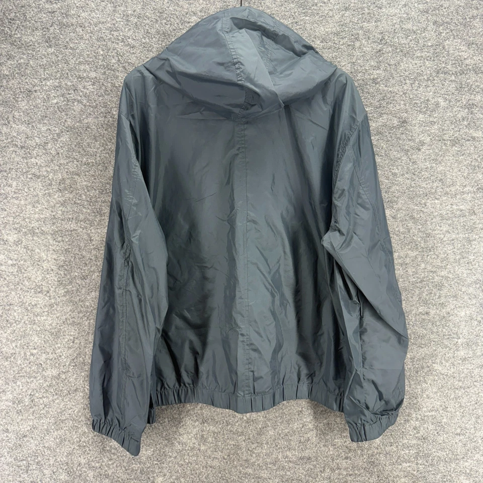 Куртка ветровка мужская Alfani 2XL серая на молнии с капюшоном длинным рукавом обычный покрой - Изображение 2 из 4