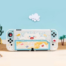 GeekShare Protective Case for Nintendo Switch OLED Joy Con Cover BOBO Cat Kits