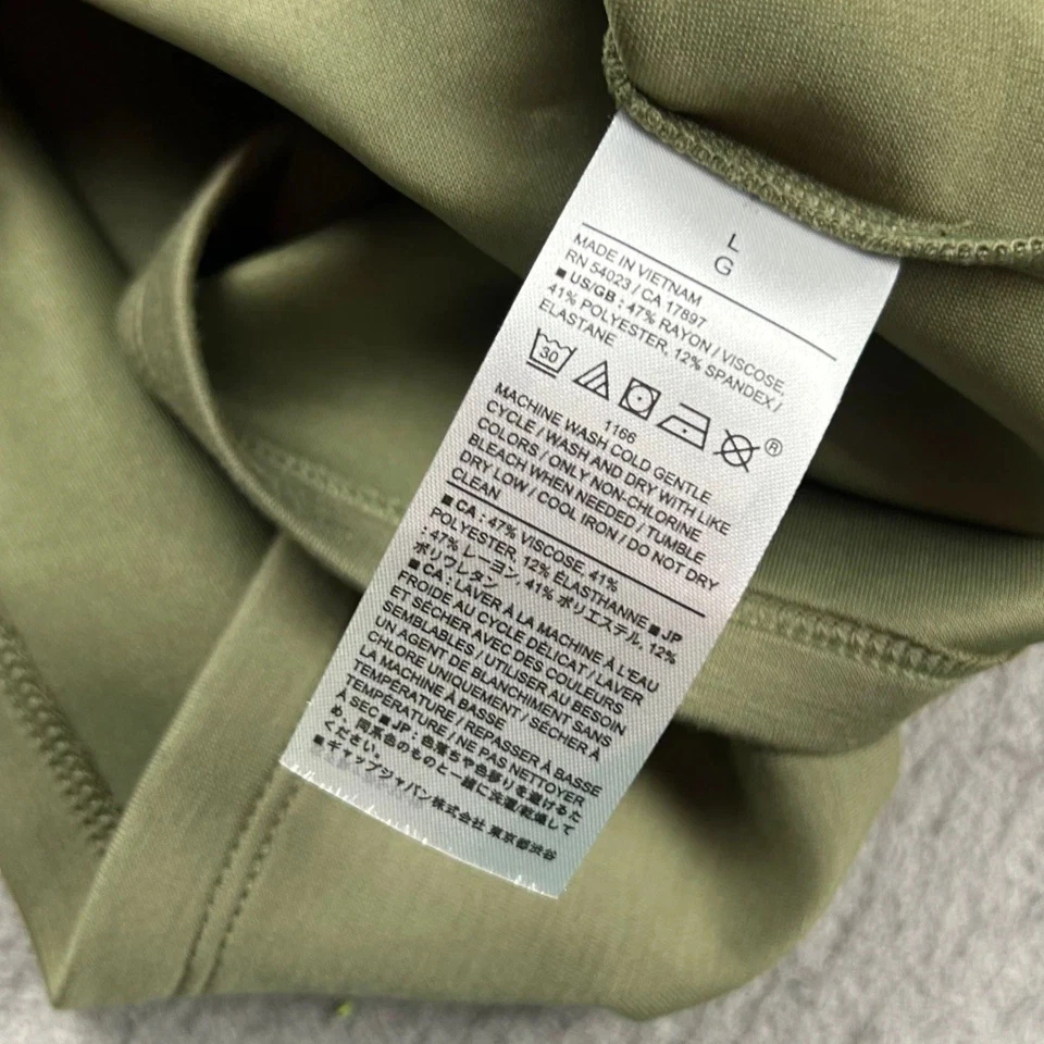Banana Republic Suéter Mujer Grande Verde Cuello Redondo Pullover Sudadera Nuevo con Etiquetas Foto 4 de 4