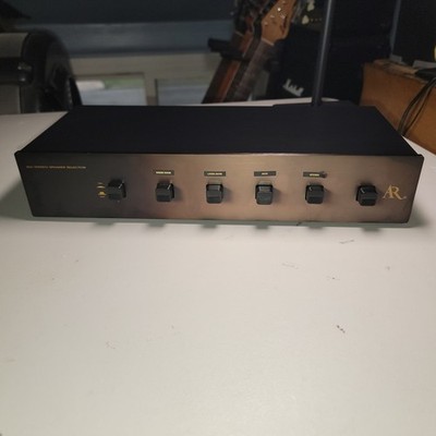 As Is -Acoustic Reasearch 6 Way Stereo Selector, Has 2 Slightly Sticky Switches 