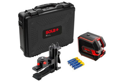 Sola Kreuzlinienlaser X2 Green Professional im Koffer inkl. Wandbefestigung