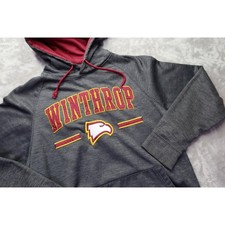 Winthrop University Eagles Hoodie Hooded Sweatshirt Men's Size M