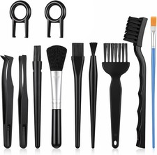 11 Pcs Mini Keyboard Cleaning Brushes Kit, Mini Anti Static Brush with Keycap