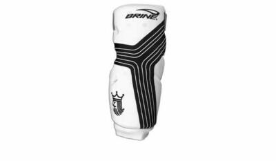 Brine King Jr Lacrosse Arm Guards White Large LAPKJROL Sports Protection