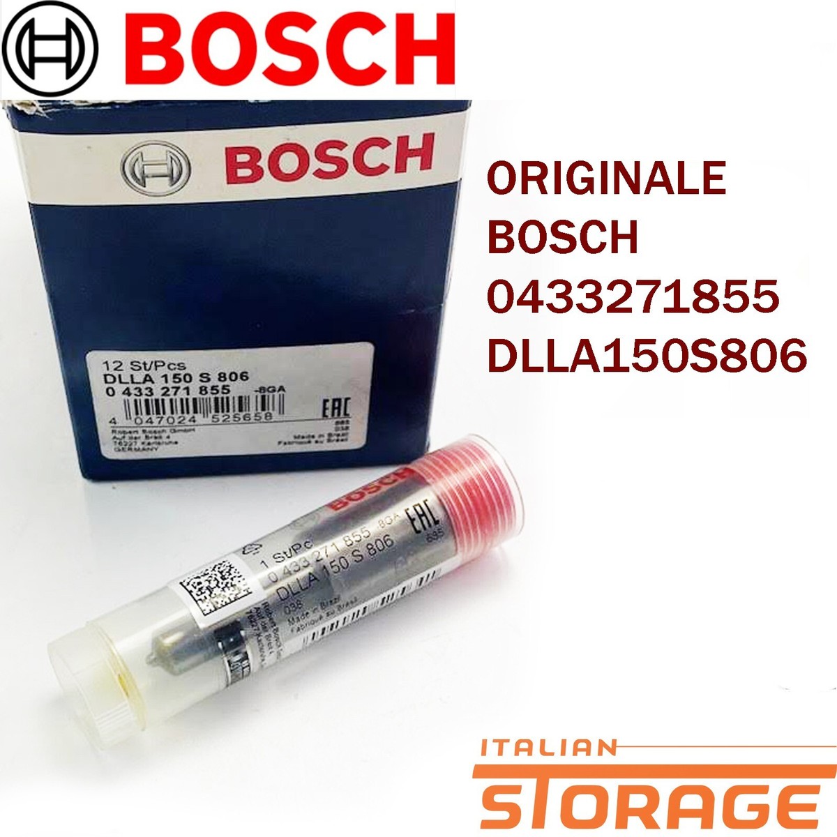 BOSCH INJECTOR NOZZLE 0433271855 DLLA150S806 | eBay