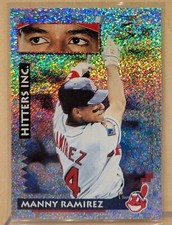 1995 Score PLATINUM #568 Manny Ramirez Indians Refractor RARE SPECKLE PARALLEL