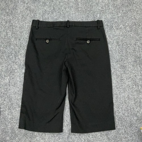 Theory Shorts Womens Size 0 Black Twill Preppy Designer Classic Academia - Picture 8 of 9