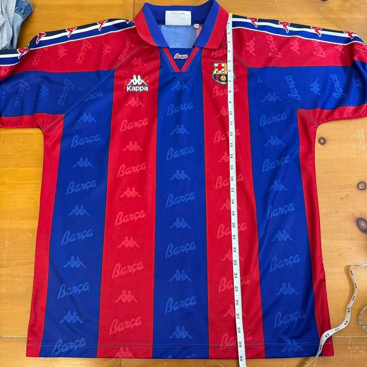 kappa Barça バルセロナ シャツ 90s FC Barcelona 1992 - 1995 Home football shirt jersey Kappa