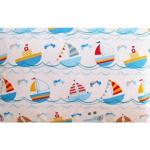 2Pc Baby Bedding Set 120x90 cm Boats Blue - Picture 2 of 2