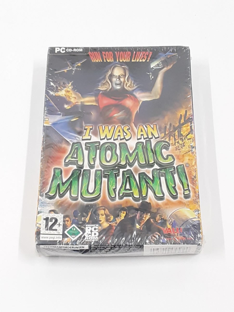 I Was an Atomic Mutant! PC CD-ROM - New Still In Seal - English/German Version I Was an Atomic Mutant! PC CD-ROM - New Still In Seal - English/German Version