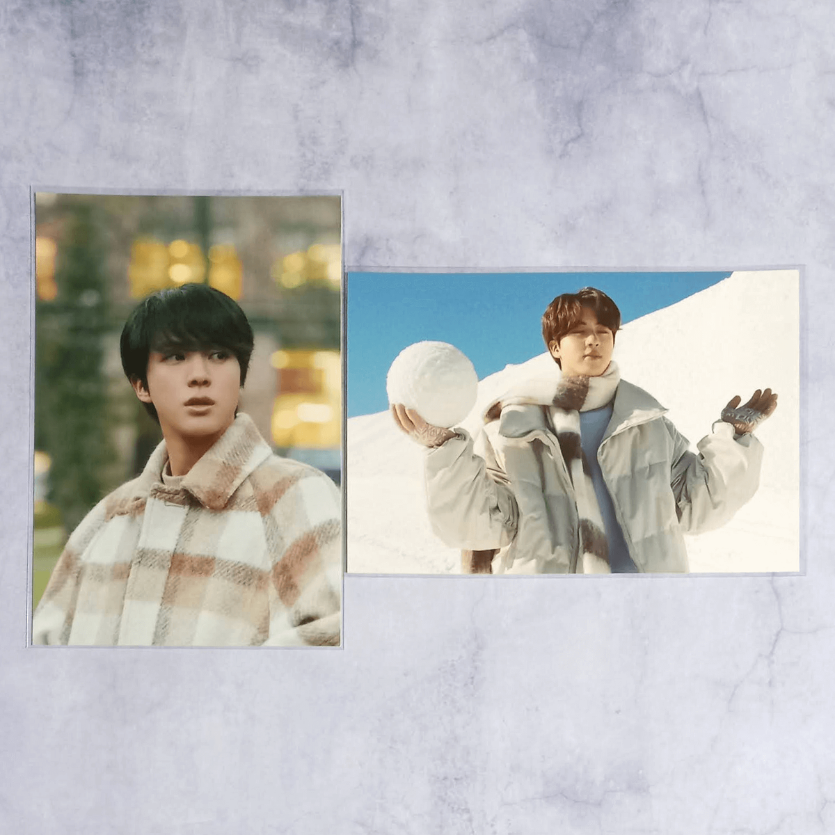 BTS Winter Package 2020 & 2021 Official Live Photo - Jin Set