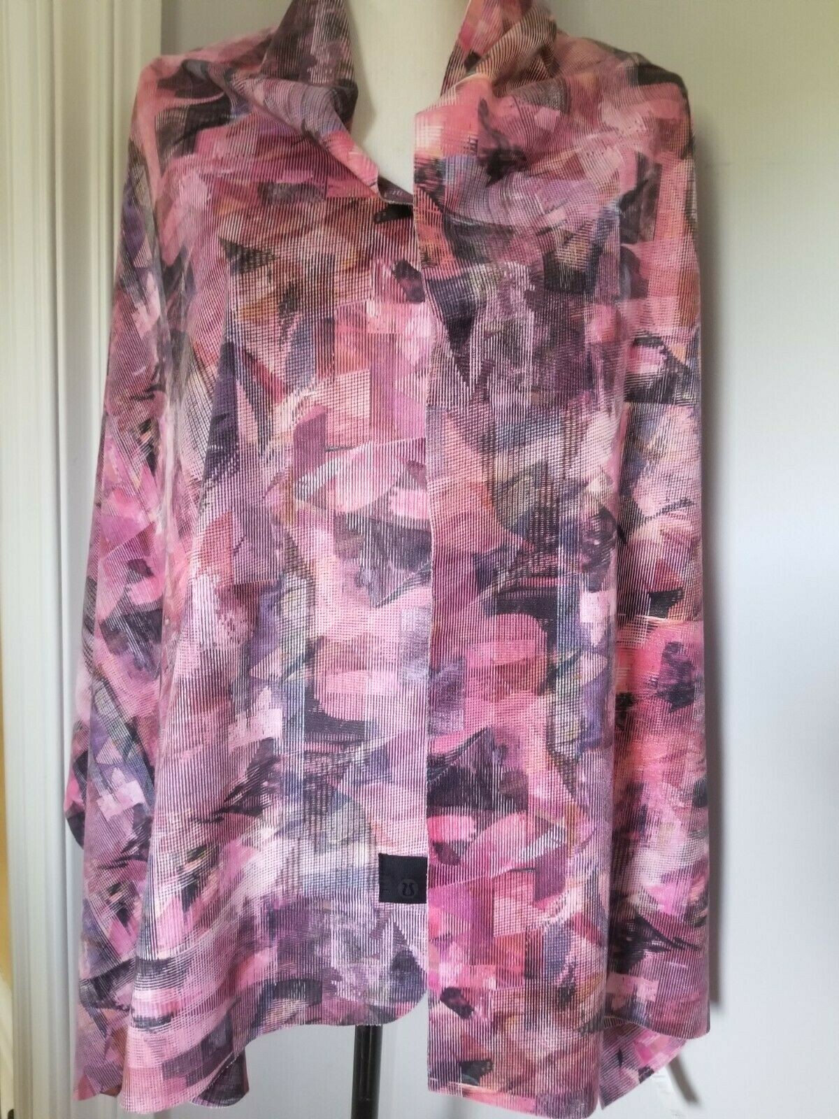 LULULEMON Rectangular Multi-Color Pink Shawl Wrap… - image 1