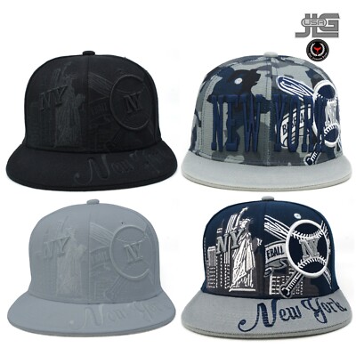 New York New Leader Drip City Downtown NY Baseball Embroidery SnapBack Hat Cap