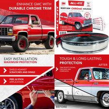 26ft Truck Chrome Belt Side Molding Trim for Chevy Chevy GMC Suburban 1973-1987