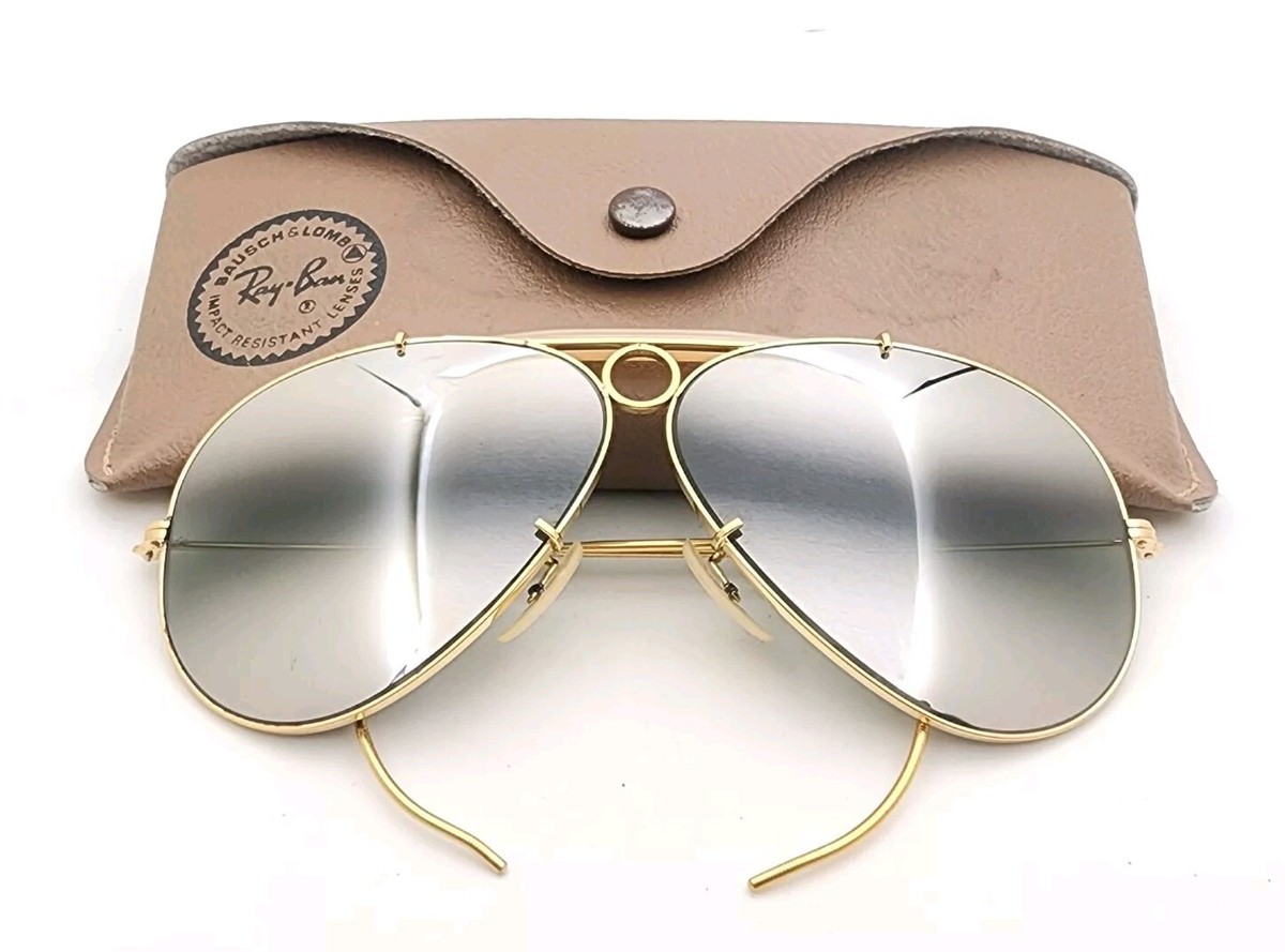 Vintage B&L Ray Ban Bausch & Lomb G31 Gray DGM Mirror Gold  display picture 1