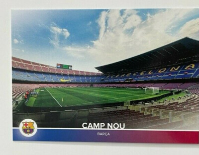 Topps FC Barcelona Team Set 2021/22  Trading Card Camp Nou Stadium