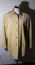 Women's Cherokee Tan 100% Leather Coat Size 18w Nwot