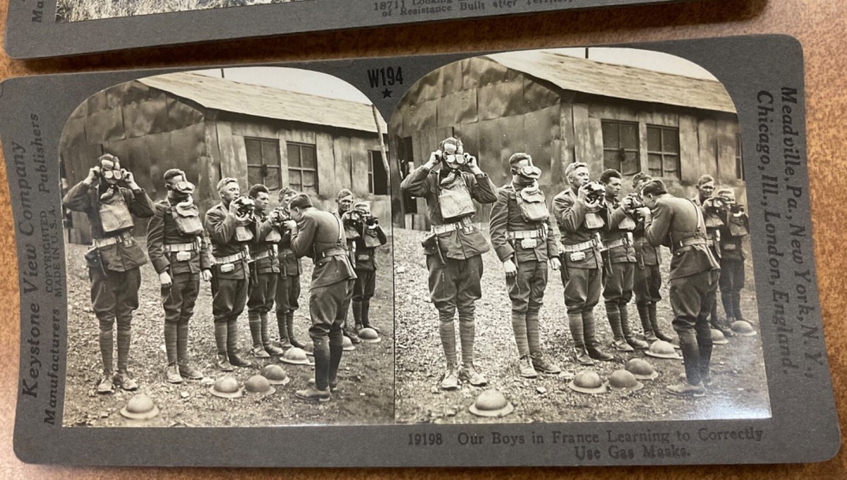WWI Keystone View Co. Photo Stereoscope Cards 1916 #18711 & 19198