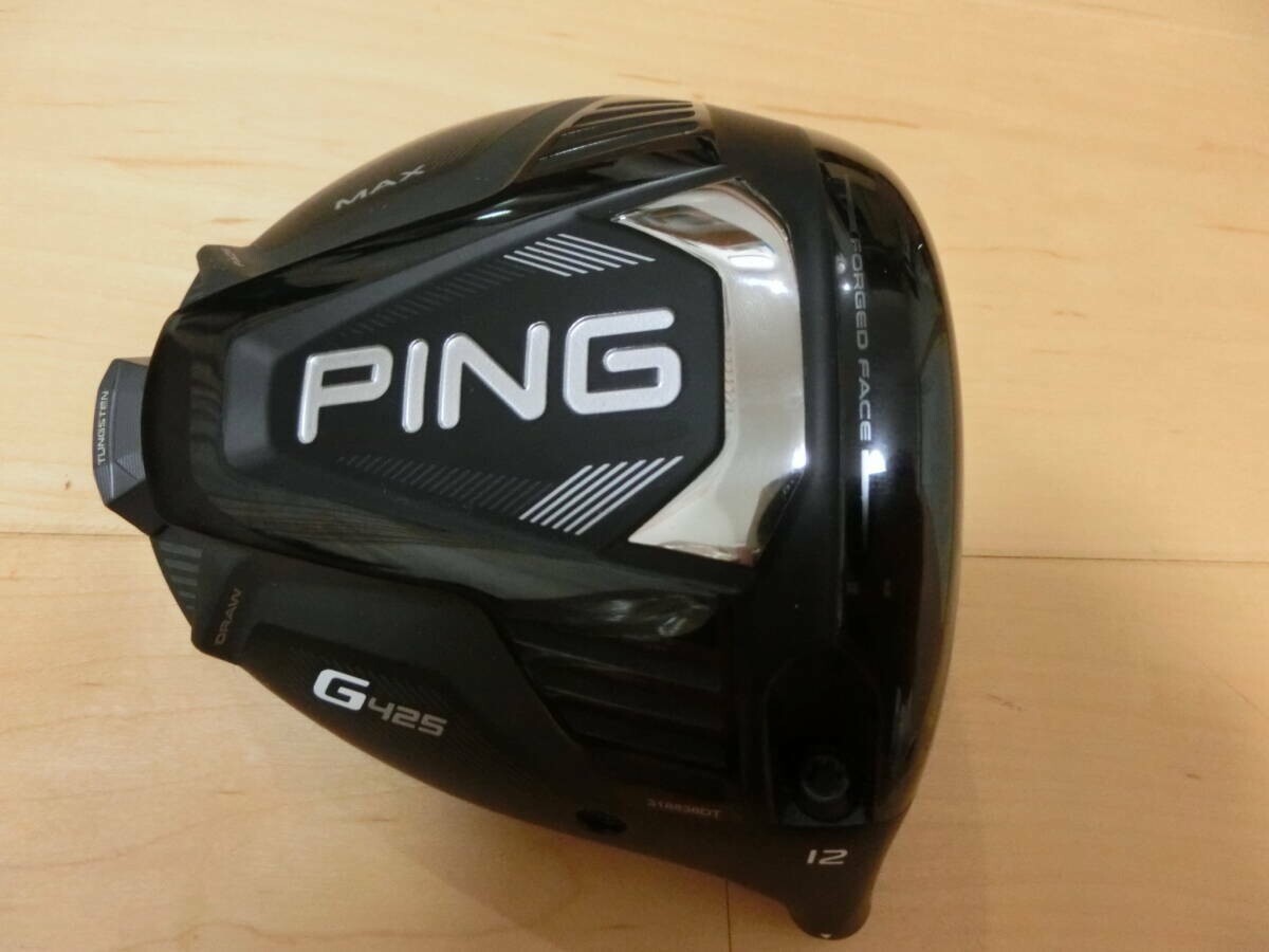 Ping G425 Max 12° Driver Club Head Only w/Head Cover & Wrench From