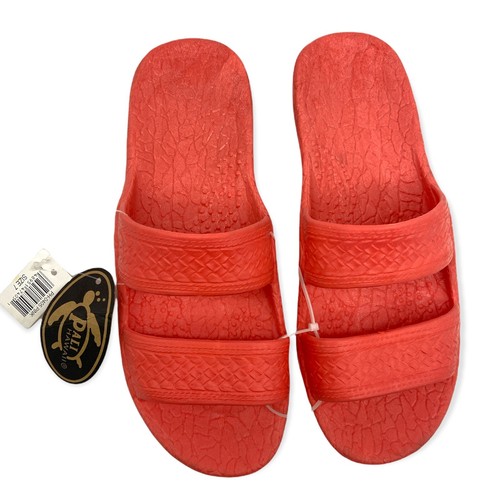 Sandalias Pali Hawaii Clásicas Jandals Adulto Talla 7 Mujer Rosa Coral Jesús Sandalia - Imagen 2 de 5