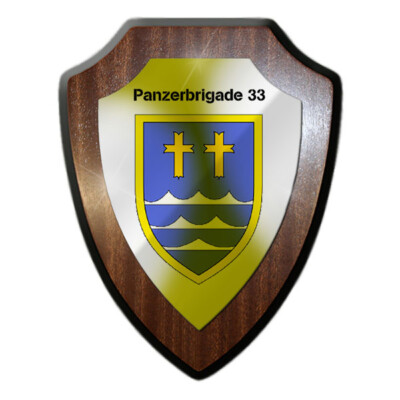 PzBrig 33 brigade tank grenadier division unit Bundeswehr coat of arms shield #20020